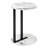 Alexandros End Table, Modern Decorative 23.75'' H Side Table with Faux Marble Table Top for Any Room