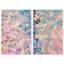 «Smooth Metallic Drift Duo», ensemble de décorations murales roses par Art Remedy, 30 x 45-129629527-129629540