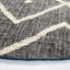 Tapis géométrique naturel / gris anthracite tissé à la main Furman Kilim-858753401