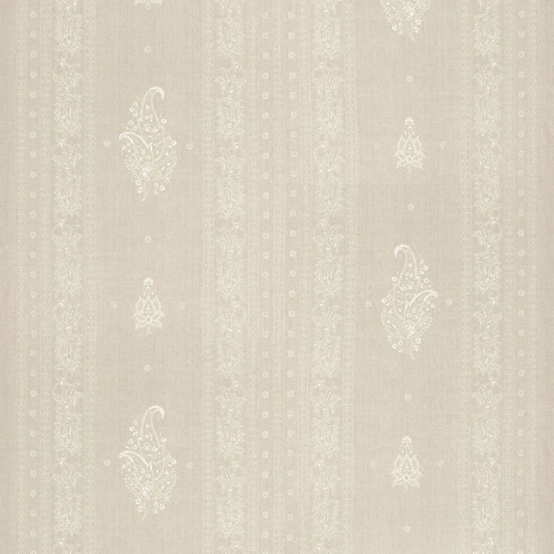Jaipur Linen Embroidery Fabric, Flax
