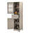 Tall Bathroom Cabinet, Freestanding Storage Cabinet with Drawer and Doors, MDF Board, Acrylic Door, Adjustable Shelf-57544584