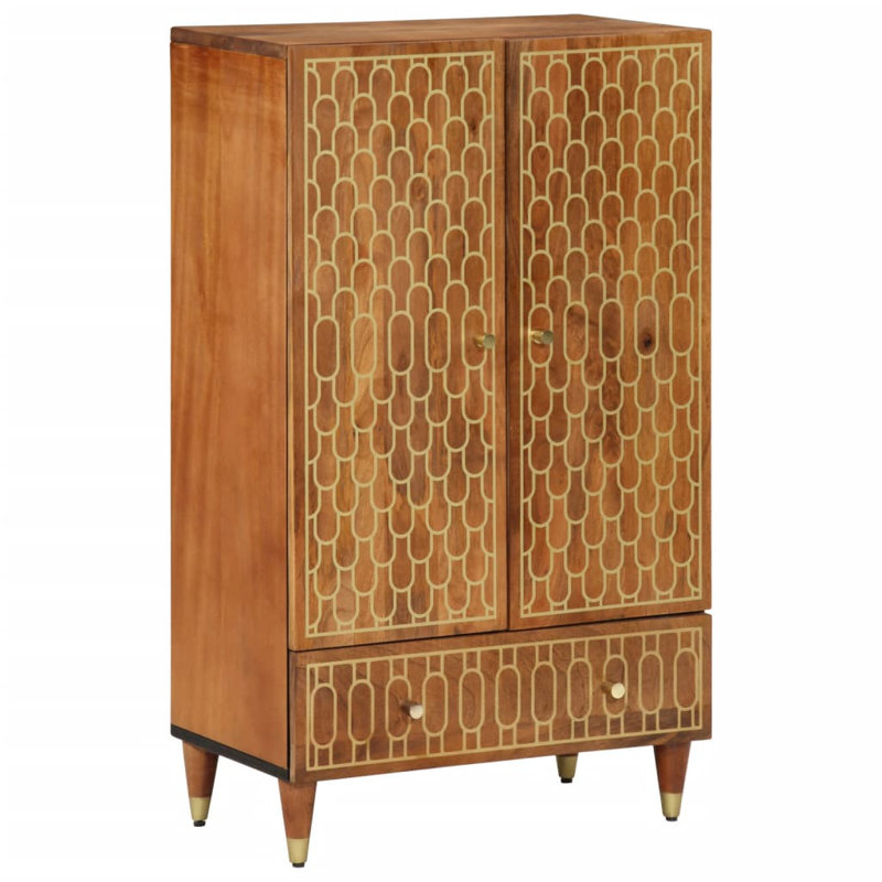 60cm Sideboard, Honey Brown
