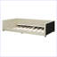 Lit plateforme tapissier grand et simple TG, lit mère et enfant, similicuir-210774273