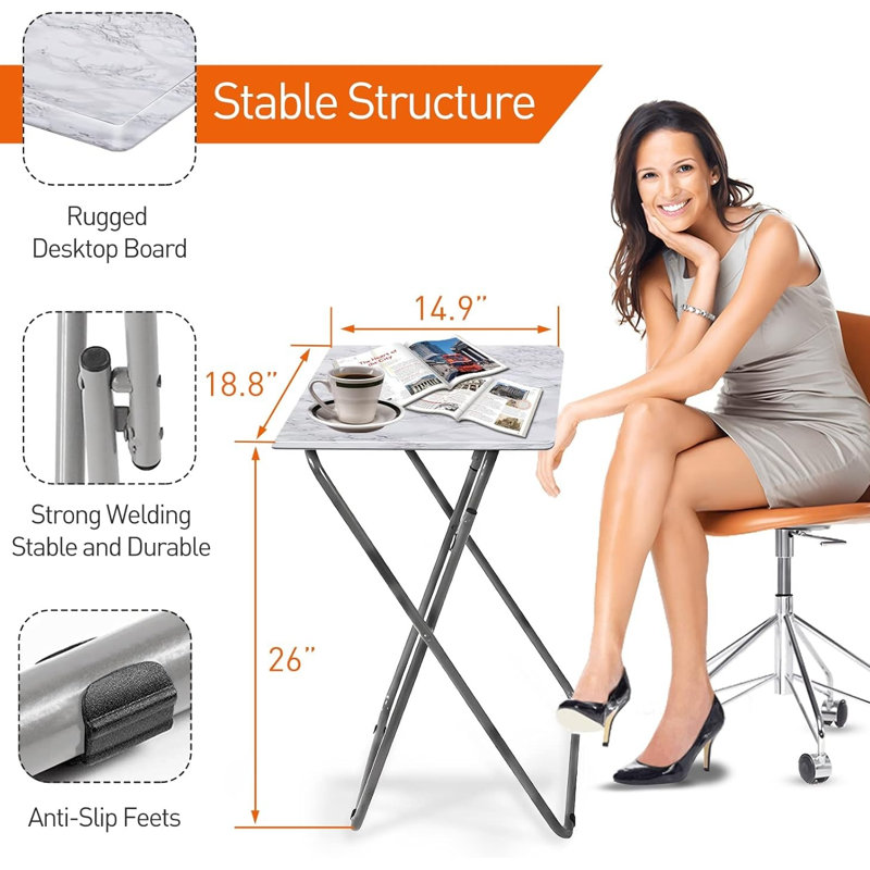 Folding Table, Grey