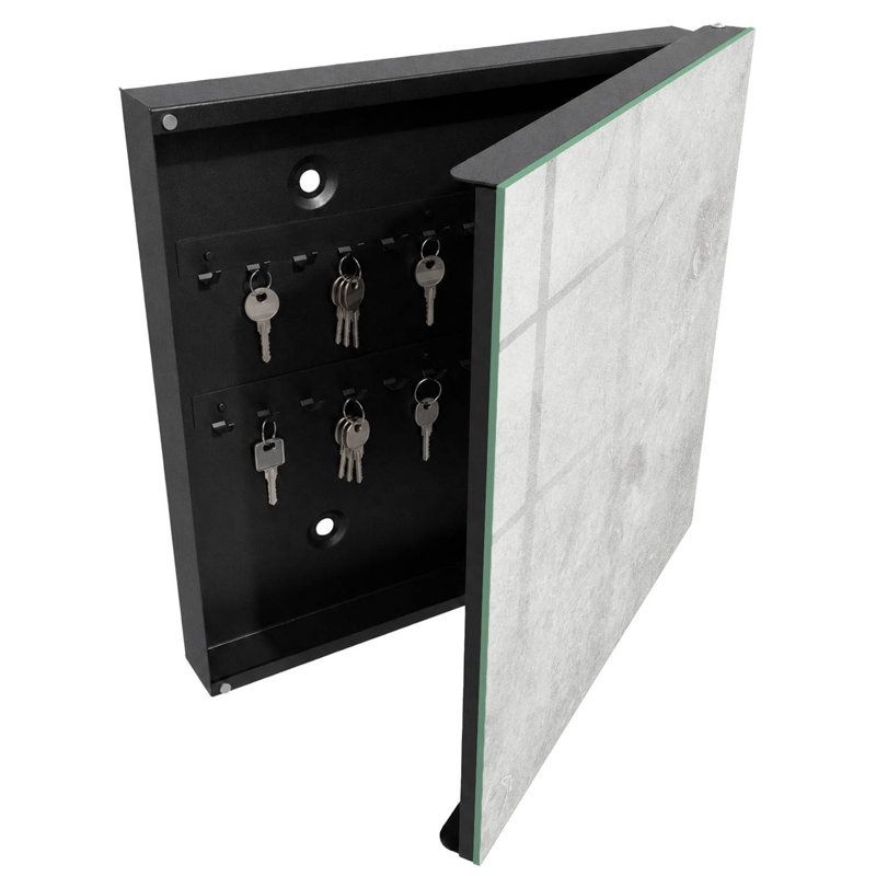 Metal Decorative Trunk, Grey