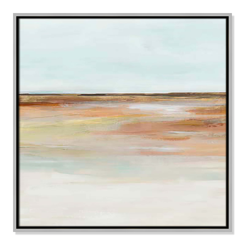 «Coastal Glades I Print» par Ian C, Encadrement argenté, H 25,5 po x l 25,5 po x P 2 po