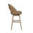 Kendricque Mid-Century Modern Swivel Rubberwood Counter Or Bar Height Barstool With Faux Leather Seat-1314783937-1314783936