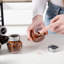 Freestanding Wood Spice Jar & Rack Set