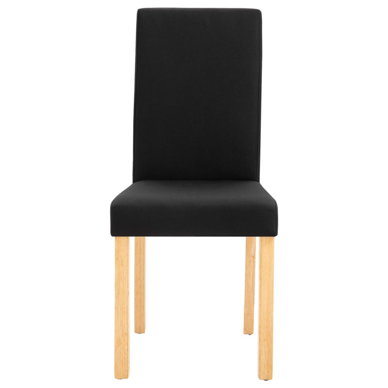 Dining Chairs Side Chair with Solid Wood Legs for Home Kitchen, Black