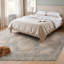 Tapis Delta moderne à poils courts, effet vieilli, aquarelle abstraite, turquoise, beige, gris, brun, blanc, lavable à la machine, antidérapant, pour l'intérieur et l'extérieur, adapté aux animaux domestiques, idéal pour le salon, la chambre, la salle à manger, l'entrée, le couloir, le bureau-1130759353