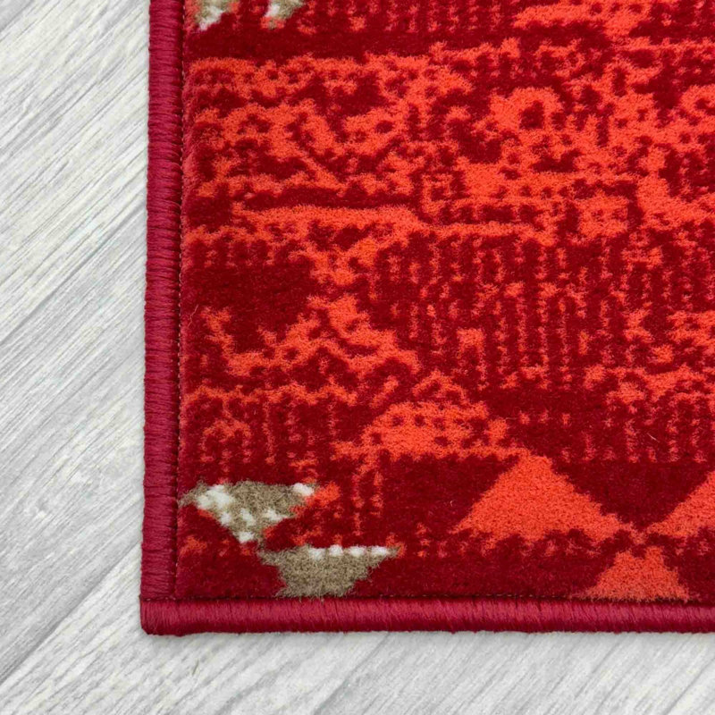 Runner Geometric Area Rug, Runner 60 x 420cm