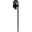Premium Horseshoe Roller Hanger Steel Single Door Barn Door Hardware Kit Standard Single-2048733016
