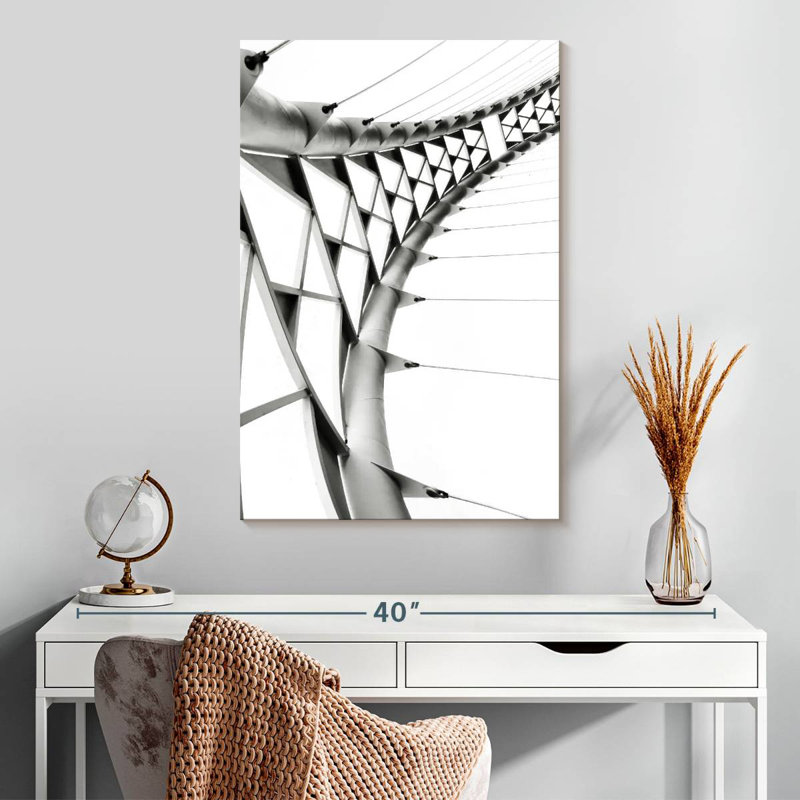 Lilie Geometric Abstract Bridge, 30" H x 20" W