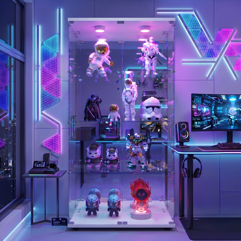 Display Cabinet, White