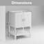 Base de meuble-lavabo simple 24 po seulement