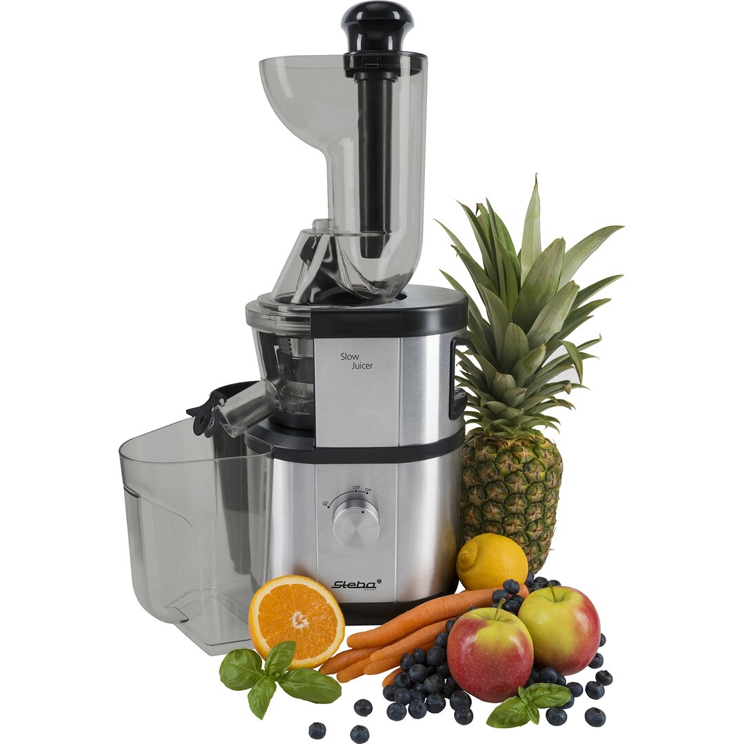 Steba Slow-Juicer E 400 geeignet für fast alle Obst- und Gemüsesorten