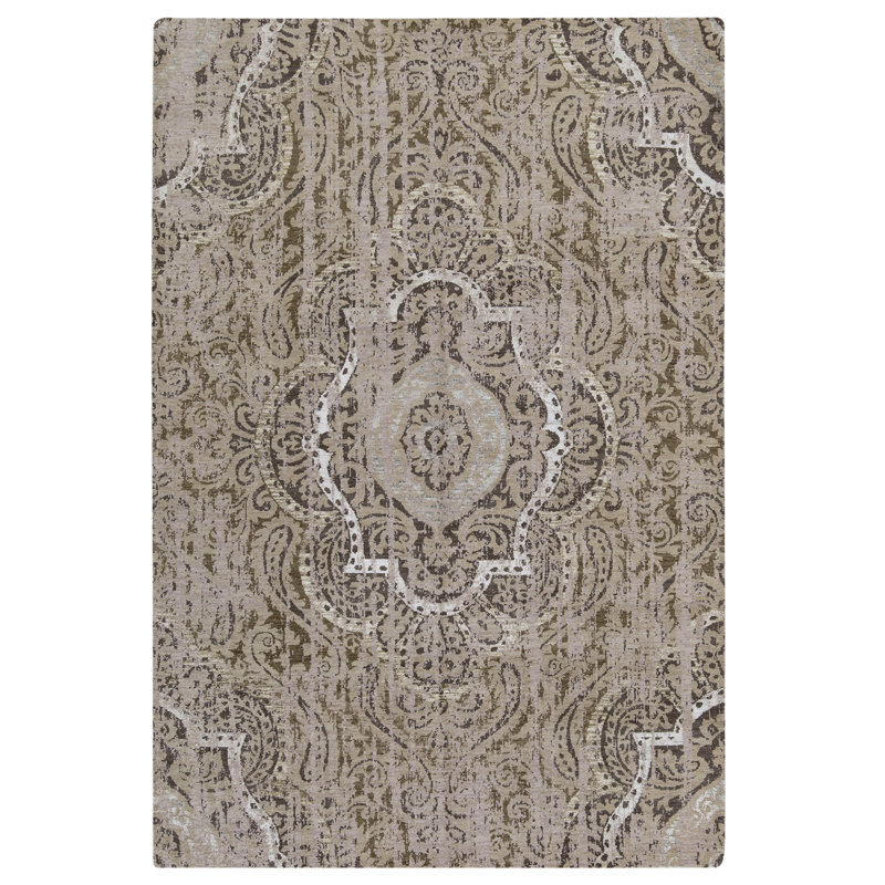 Hand Knotted Area Rug in Grain