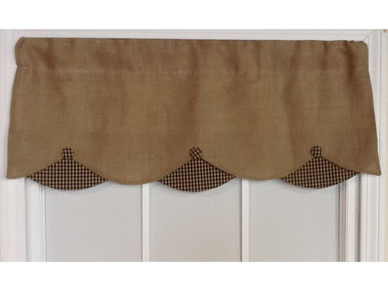 Cantonnière 50 po Burlap Petticoat