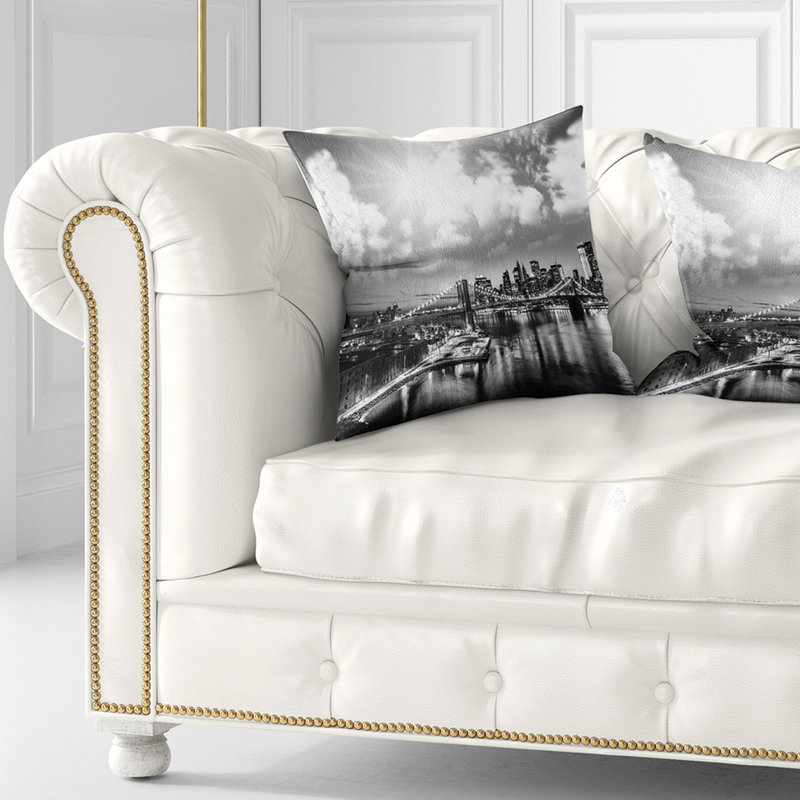 Housse et insert de coussin Cityscape, 18 po x 18 po, Coussin décoratif