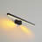 Modern Wall Lamp with Metal Body, Black Finish, 23.6 x 2.0 x 5.1 inches | 12W Integral LED, 3000K Warm Light, 1200 Lm | Perfect for Industrial, Scandinavian, and Hotel Decor | Sleek Acrylic Cap Design-300476879-300476866