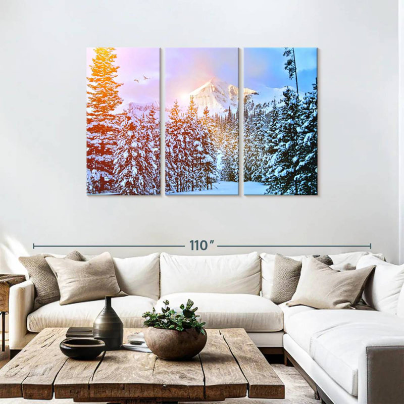 Sebbie Lone Peak At Big Sky, 48" H x 74" W