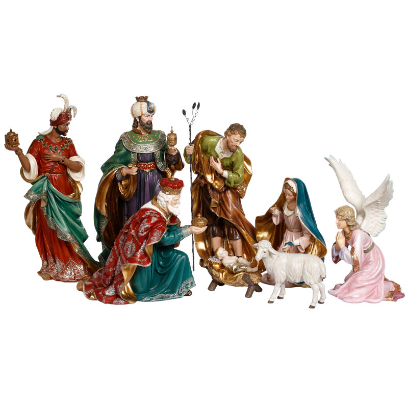 Nativity Scene,  Set Of 8