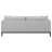 Cushion Back Sofa With Pillows