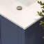 Meuble-lavabo double autoportant 72 po avec plateau en quartz blanc Rooh-92872002