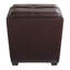 Repose-pieds de rangement carré en similicuir de 16,25 po Anick-1106703908