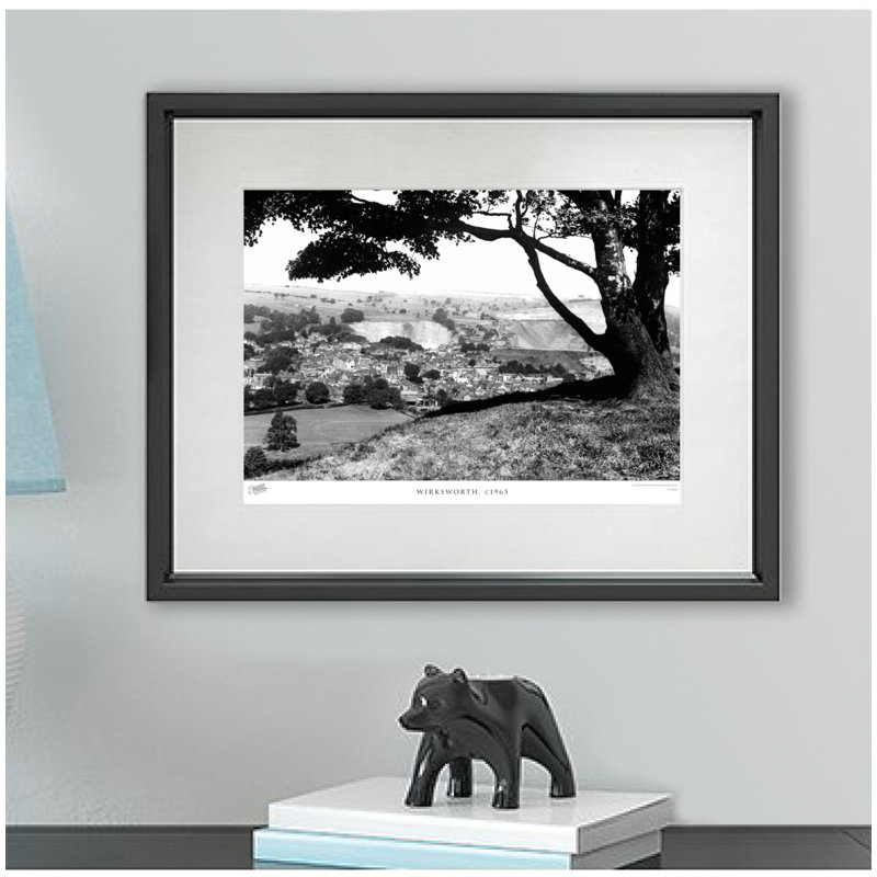 Wirksworth, C1965 - Single Picture Frame Print, 60cm H x 80cm W x 2.3cm D