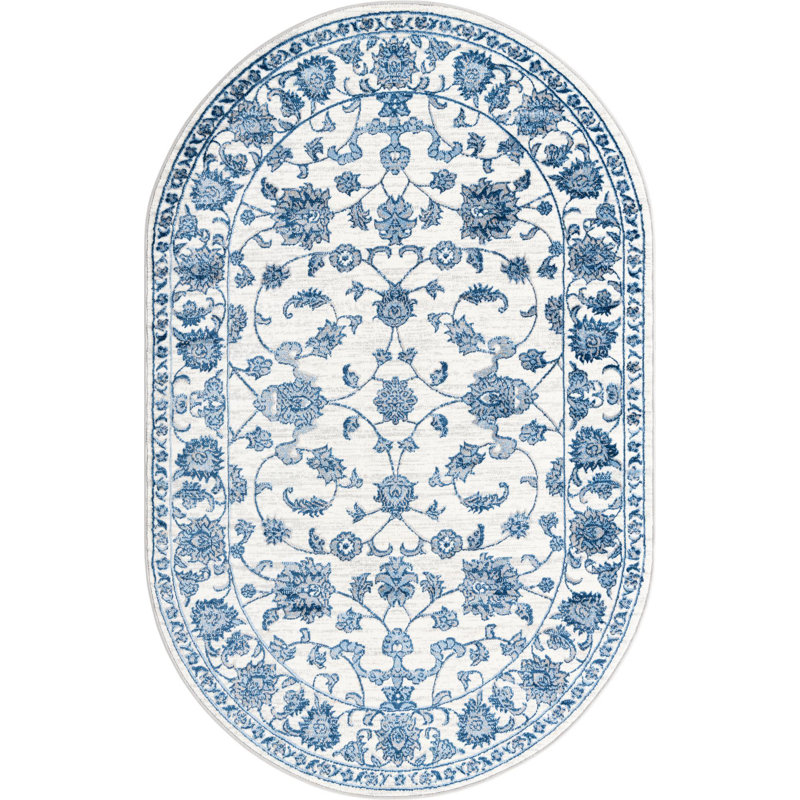 Ermir Oriental Indoor Rug, Oval 3'3" x 5'3"