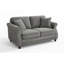 Baldemar 3 Seater Chenille Sofa-125811677-129241914