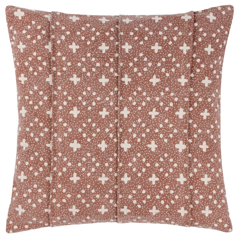 Helm Square Throw Pillow Cover, Pecan
