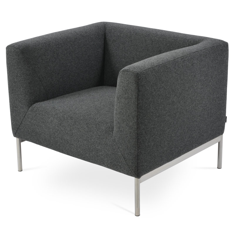 Fauteuil Laguna, Gris foncé