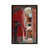 Dark Rustic Wood Floater Framed Canvas