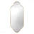 Notched Edge Wall Accent Mirror