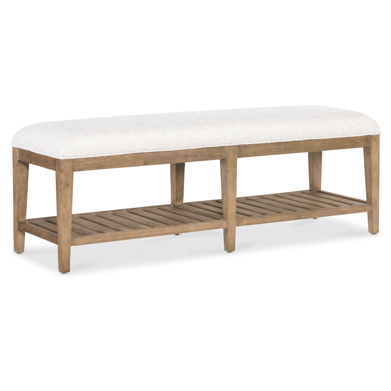 Vineyard Row Upholstered Storage Bench
