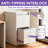 17.7'' W x 28.5'' H 2-Drawer Metal Lateral Filing Cabinet with Lock, Anti-Tipping Interlock System & Full Extension Slides, Heavy Duty Vertical File Cabinet for Letter, A4, Legal Size Files, White-157726659