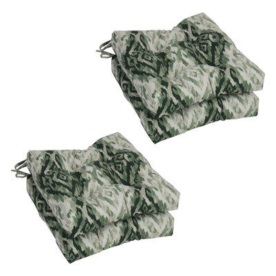 16-Inch Square Outdoor Tufted Chair Cushions (Set Of 4) by Winston Porter