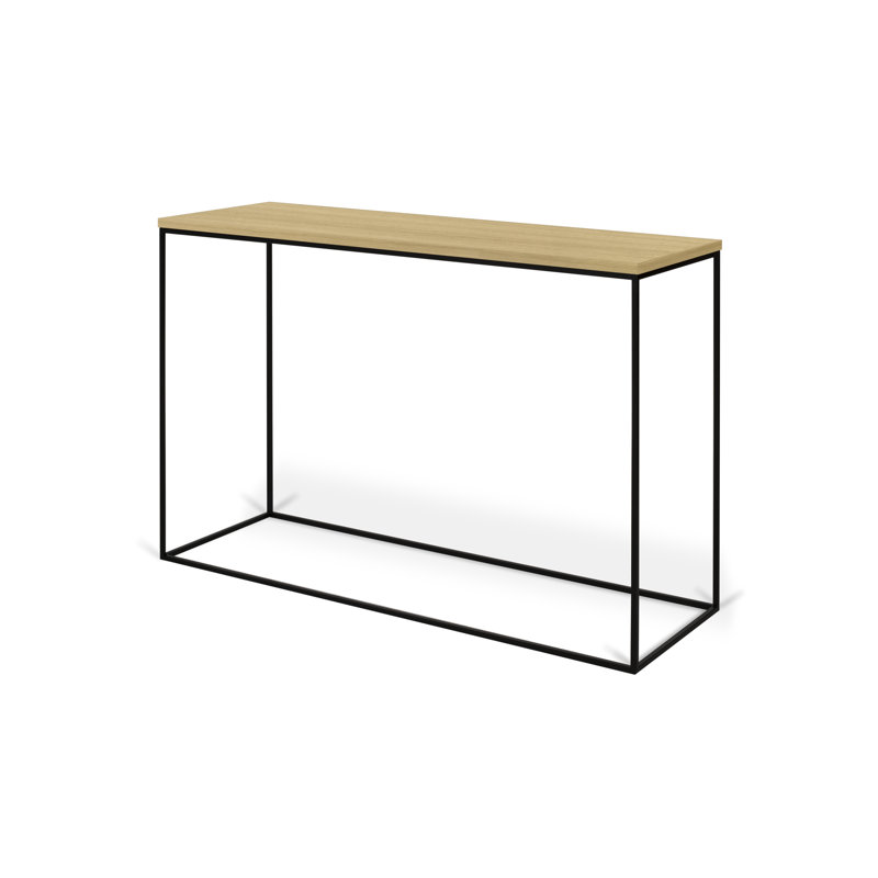 Duell 120cm Console Table, Oak, Black