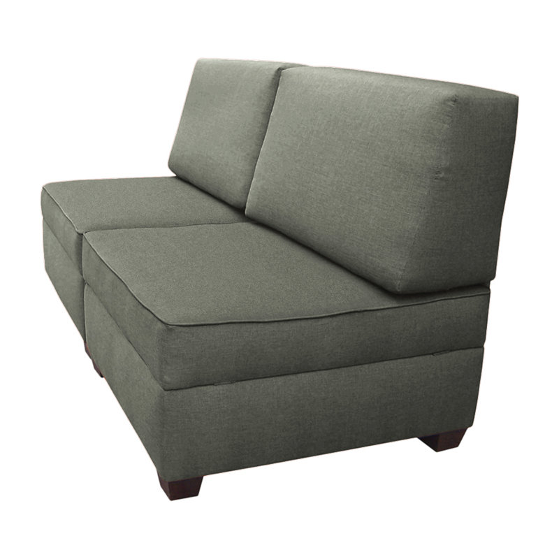 Anke Twin 72'' Upholstered Convertible Sofa, Flint Polyester Blend