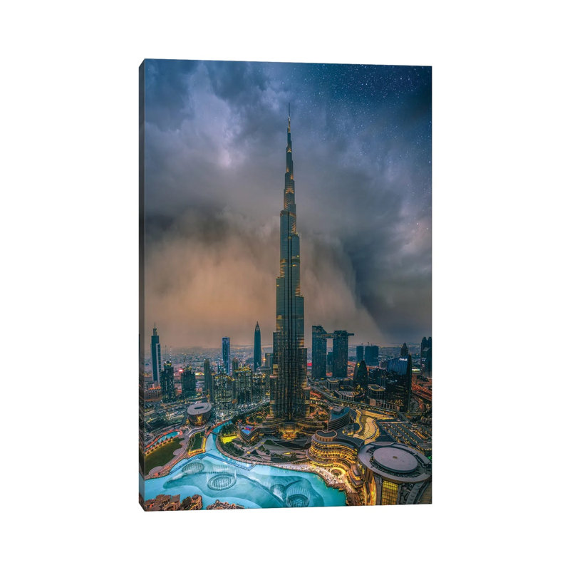 Dubai Sandstorm by Brent Shavnore - Wrapped Canvas Gallery-Wrapped Canvas Giclée, 30.48 cm H x 45.72 cm W