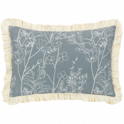 Despina Floral Rectangular Throw Cushion