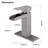 Single-handle Bathroom Faucet with Drain Assembly-72977659