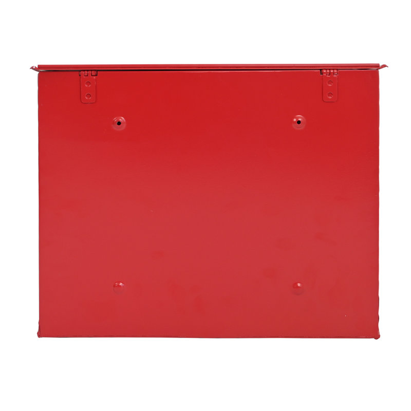 Santa Mailbox - Letters to Santa Mailboxes,Red Wall Mount Letter Box for Outdoor Christmas Decoration