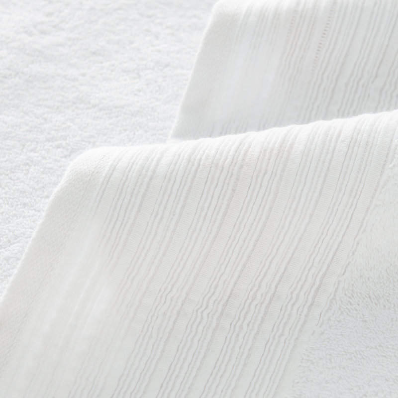 Adalius Turkish Cotton Washcloths (Set of 8), White