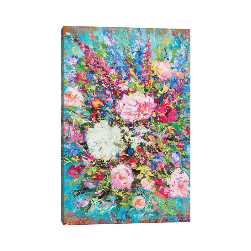 Bouquet by Andrej Ostapchuk - Print on Canvas, Wrapped Canvas, 66.04 cm H x 45.72 cm W x 3.175 cm D
