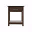 Sleek Contemporary Nightstand In Wenge-354515943