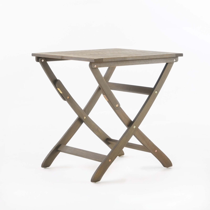 Table bistro pliante Lleyton, Gris