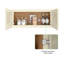 Armoire murale de style Shaker blanc antique l 30 po x P 12 po x H 12 po Homeibro Cozy Design-927042900-927361948